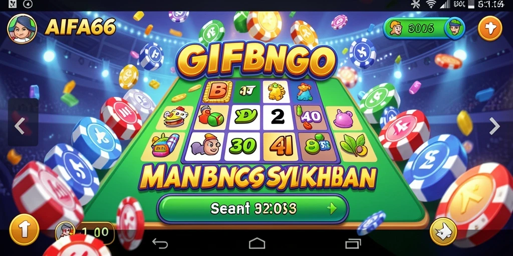 Tampilan gameplay AIFA66 yang menarik saat permainan Bingo berlangsung.