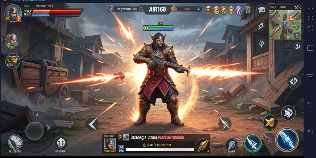 Screenshot utama AIR168 menampilkan pengalaman gameplay yang seru dan penuh strategi.