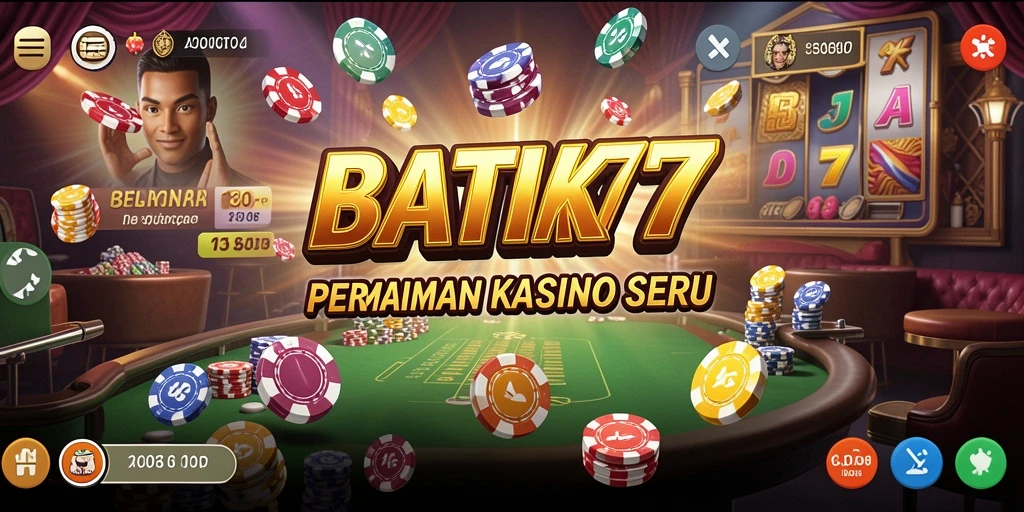Screenshot utama BATIK77 menampilkan gameplay Kasino yang mengasyikkan.
