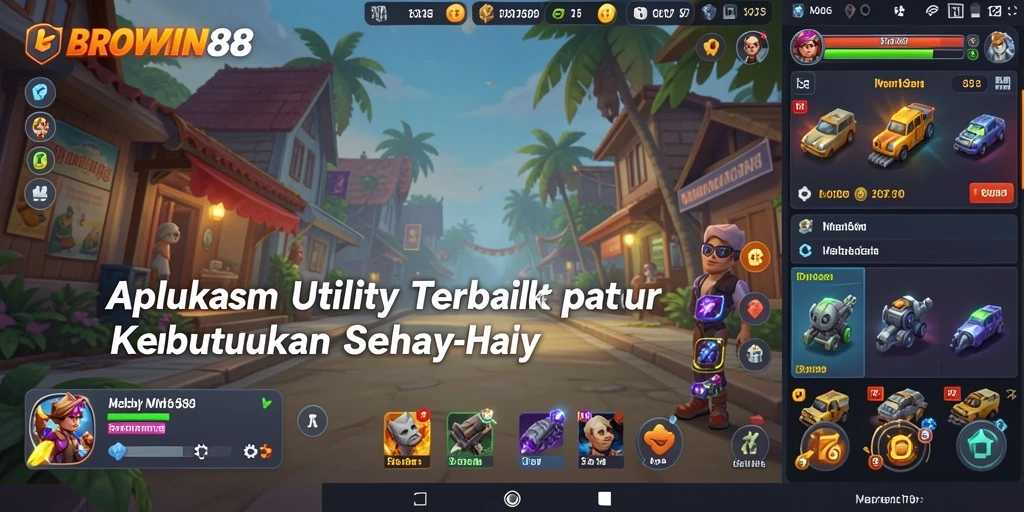 Tampilan antarmuka BROWIN88 yang modern dan mudah dinavigasi.