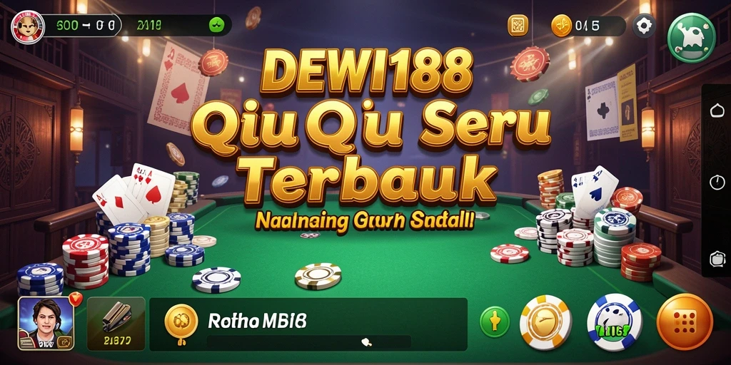 Screenshot gameplay DEWI188 yang menampilkan serunya permainan QiuQiu.
