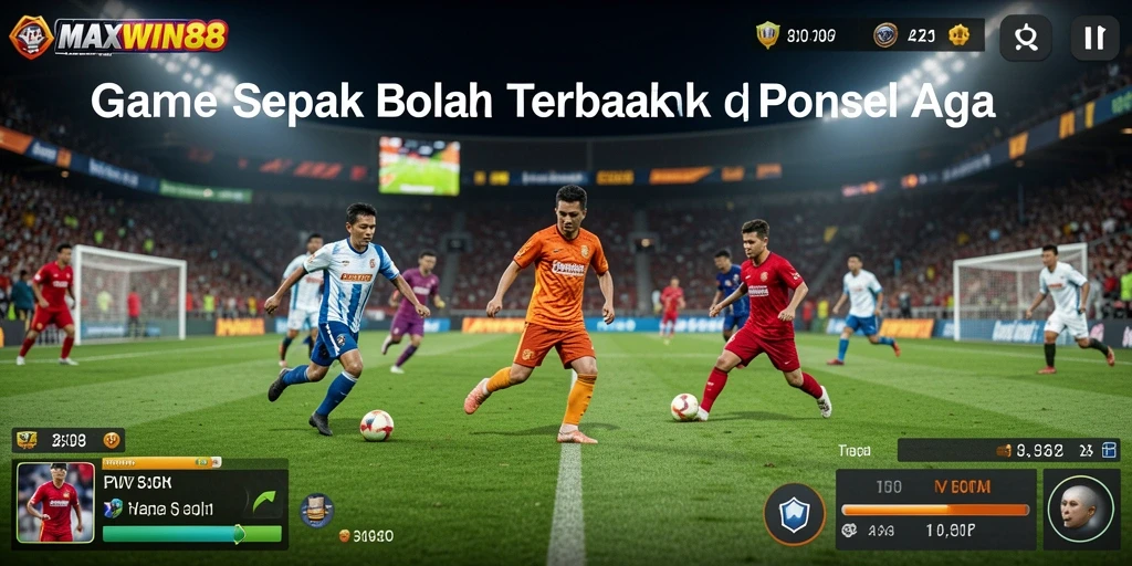 Tampilan gameplay <strong>MAXWIN88</strong> yang seru dan nyata dengan aksi sepak bola yang mendebarkan.