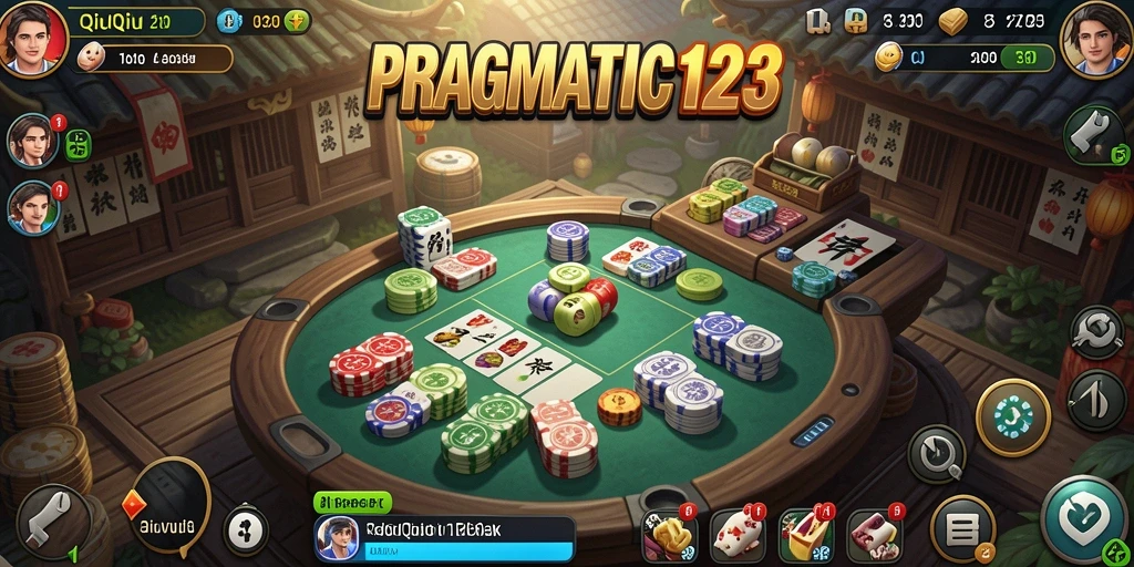 Gameplay seru PRAGMATIC123 dalam permainan QiuQiu.