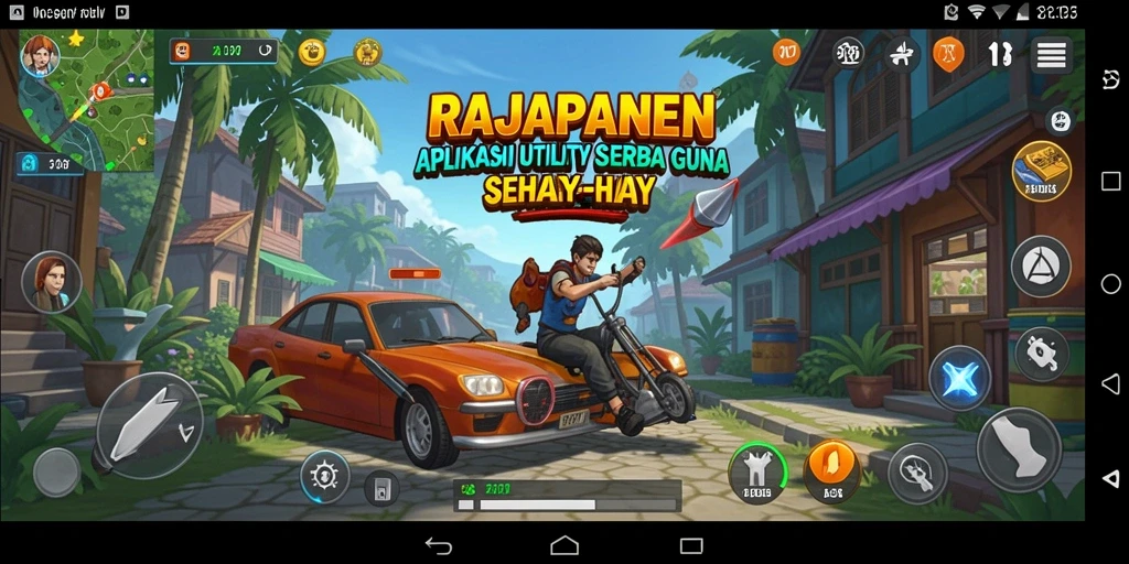 Screenshot utama RAJAPANEN menampilkan antarmuka pengguna yang intuitif.