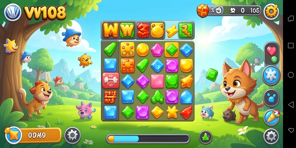 Gameplay seru dari VW108 yang menyenangkan dan menantang.