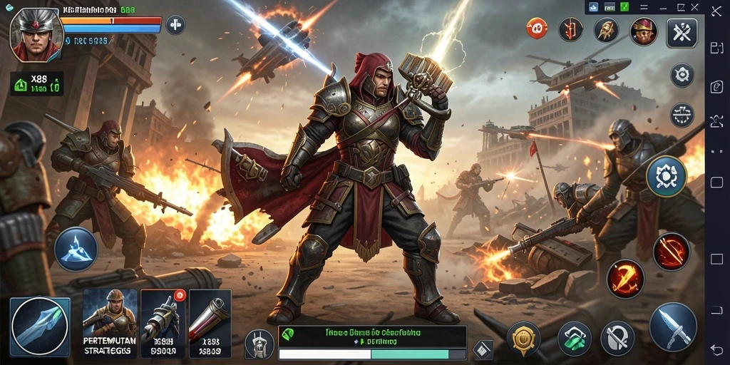 Tampilan gameplay X88 yang intens dan penuh strategi.